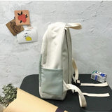 Patchwork Casual School Backpacks for Students