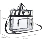 Transparent Backpack Travel Shoulder Bag Clear Purse Handbag
