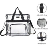 Transparent Backpack Travel Shoulder Bag Clear Purse Handbag