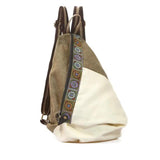 Ethnic Embroidery Canvas Backpack Travel Leisure Backpack