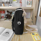 Large Capacity Nylon Backpack for Teenagers