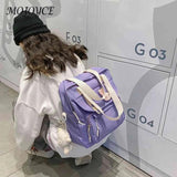 Large Capacity Nylon Backpack for Teenagers