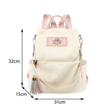 Anti-theft Oxford Women Backpack Large Capacity School Bag