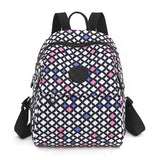 Floral Print Mini Women Backpack Nylon School Bag for Girls
