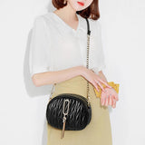 Women Shoulder Bag Tassel Chain Large Capacity Crossbody Chest Bag