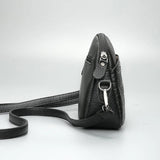 Cowhide Shoulder Bag Quilted Leather Handbag