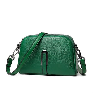 Casual Women Cowhide Messenger Bag Shoulder Handbag