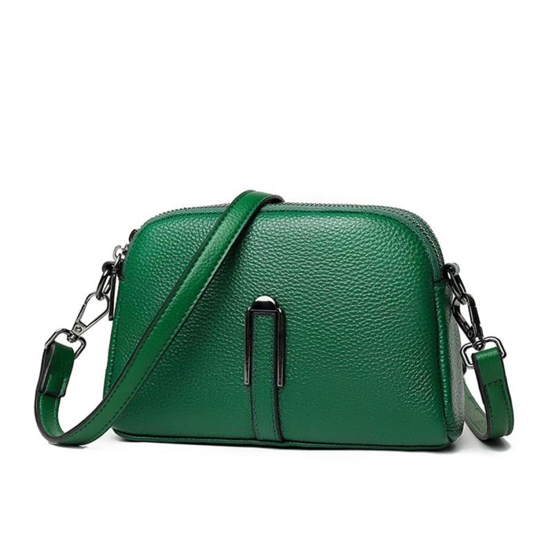 Casual Women Cowhide Messenger Bag Shoulder Handbag