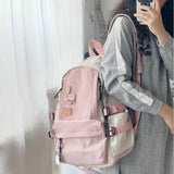 Backpack Women Multi-storage Travel Big Capacity Schoolbags Zipper Shoulder Bags