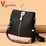 Oxford Backpack Women Large Capacity Travel Rucksack