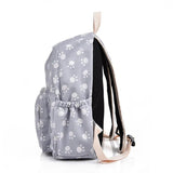 Cat Paw Print School Bags For Teenagers Girls Backpack