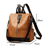 Anti-theft Women Backpacks PU Leather Travel Backpack Ladies