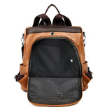 Anti-theft Women Backpacks PU Leather Travel Backpack Ladies