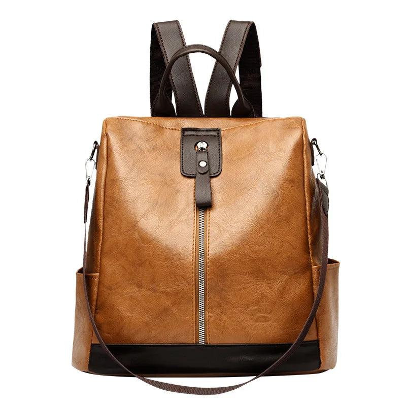 Anti-theft Women Backpacks PU Leather Travel Backpack Ladies