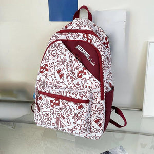 Harajuku Junior School Backpack Large Capacity Japanese College Student Bag