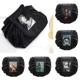 Funny Printed Lazy Drawstring Cosmet...