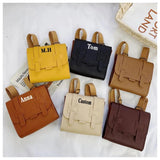 Embroidery Bear Toddler Bag Kids Mini School Animal Crossbody Bag