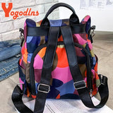 Waterproof Oxford Women Backpack Anti-theft Ladies Bagpack