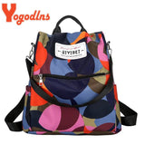 Waterproof Oxford Women Backpack Anti-theft Ladies Bagpack