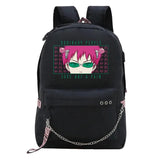 Anime Saiki K School Backpack for Teen Girls USB Backpack