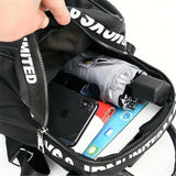 Women Backpack Solid Oxford School Travel Rucksack Shoulder Bag