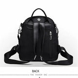 Women Backpack Solid Oxford School Travel Rucksack Shoulder Bag