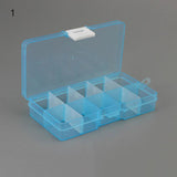 Plastic Beads Storage Multicolor 10 Slots Jewelry Packaging Boxes