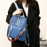 Waterproof Oxford Women Backpack Anti-theft Shoulder Bags for Teenager Girls