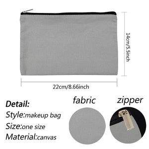 Personalized Name Bridesmaid Cosmetic Bag Bachelorette Party Makeup Bag