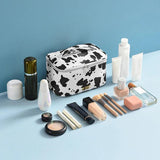 Cow Print Travel Cosmetic Bag Toiletry Women Makeup Organizer