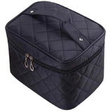 Quilted Cosmetic Bag Large Capacity Makeup Storage Handbag