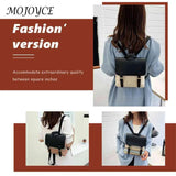 Straw PU Leather Vintage Female Backpack Pack Daypack Student Bag