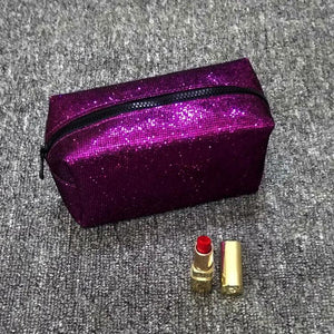 Sequins Cosmetic Bag Large Capacity Clutch Handbag Evening Clutch Envelope Bag