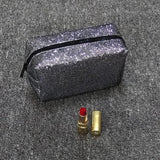 Sequins Cosmetic Bag Large Capacity Clutch Handbag Evening Clutch Envelope Bag