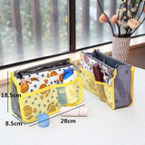 Makeup Organizer Bag Double Zipper Toiletry Storage