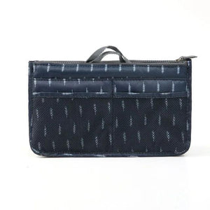 Makeup Organizer Bag Double Zipper Toiletry Storage