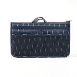 Makeup Organizer Bag Double Zipper Toiletry Storage