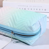 Gradient Makeup Bag Stylish Toiletry Travel Cosmetic Organizer