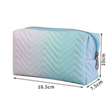 Gradient Makeup Bag Toiletry Washing Organizer Travel Cosmetic Bag