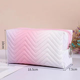 Gradient Makeup Bag Toiletry Washing Organizer Travel Cosmetic Bag