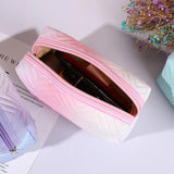 Gradient Makeup Bag Toiletry Washing Organizer Travel Cosmetic Bag