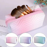 Gradient Makeup Bag Toiletry Washing Organizer Travel Cosmetic Bag
