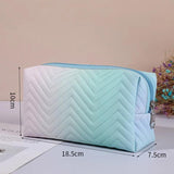 Gradient Makeup Bag Toiletry Washing Organizer Travel Cosmetic Bag