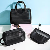 Transparent High Capacity Travel Cosmetic Bag Organizer