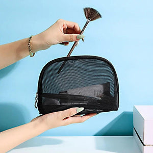 Transparent High Capacity Travel Cosmetic Bag Organizer