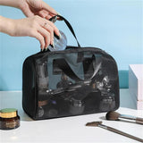 Transparent High Capacity Travel Cosmetic Bag Organizer