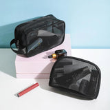 Transparent High Capacity Travel Cosmetic Bag Organizer