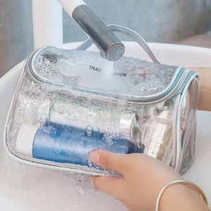 Transparent Cosmetic Bag Makeup Pouch Toiletry Travel Organizer