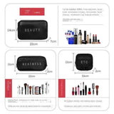 Portable Grid Cosmetic Bag Travel Wash Bag