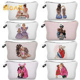 Mama Print Cosmetic Bag Travel Organizer Makeup Bag Portable Clutches